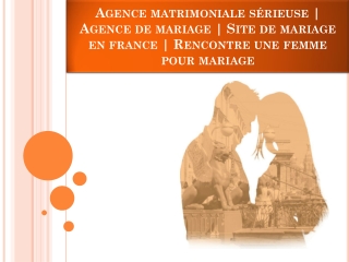 Site de mariage en france
