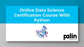 Online Data Science Certification Course With Python | Business Analytics