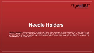 Needle Holders