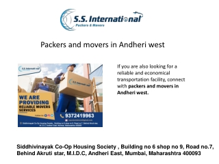 Packers and movers in Bandra