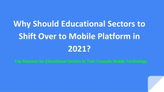 Top Reasons for Educational Businesses to Move Towards Online Platform