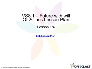 Free Off2Class Lesson Download: Teaching The Future With Will