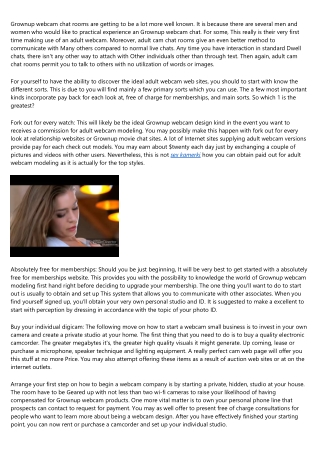 How to start out a Webcam Company - The Risks and Myths