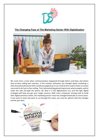 The Changing Face of The Marketing Sector With Digitalization