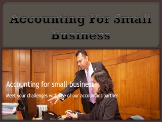 Accounting For Small Business