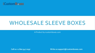 Wholesale Sleeve Boxes