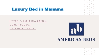 Luxury Bed in Manama