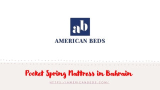 Pocket Spring Mattress in Bahrain