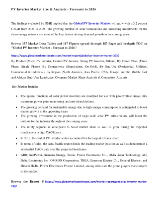 COVID-19 Impact on Global PV Inverter Market