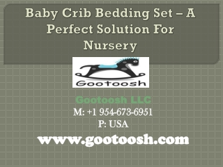 Baby Crib Bedding Set – A Perfect Solution For Nursery