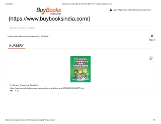 Buy Nursery Class Books Online at Best Price on buybooksindia.com