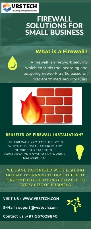 Firewall Network Security System Dubai