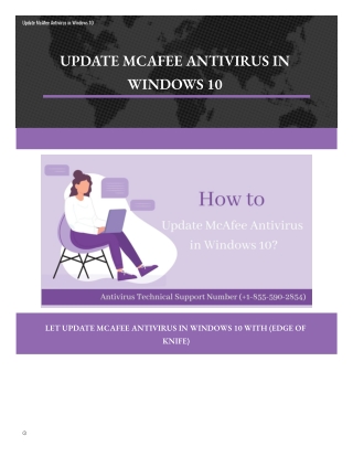 #$impleSteps How to Update McAfee Antivirus in Windows 10
