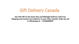 Send Online Everyday Cake, Flowers and Combo Delivery to Canada | Gift Delivery Canada