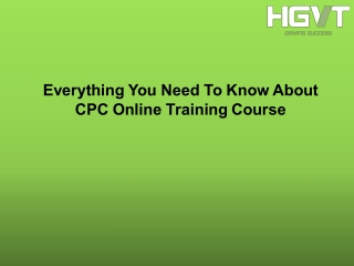 Everything You Need To Know About CPC Online Training Course