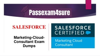 100% Passing Guarantee - Marketing-Cloud-Consultant Exam Dumps