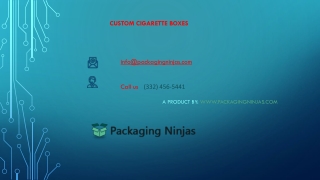 Custom Cigarette Printed Boxes with Discount Rates