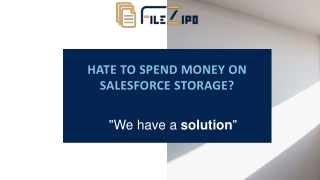 Introducing File ZIPO : An External Cloud Storage Solutions