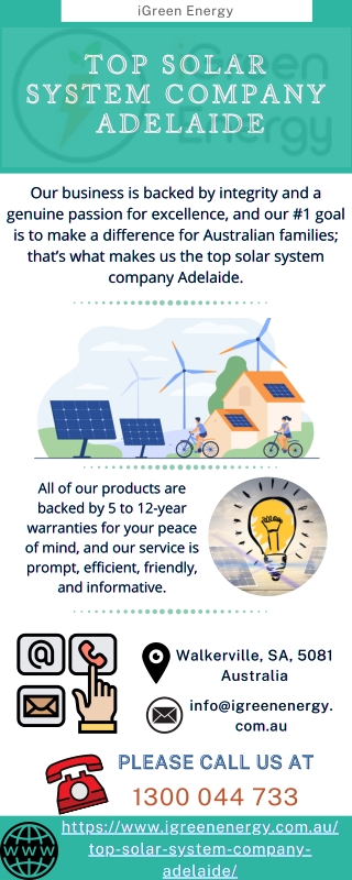 Top Solar System Company Adelaide