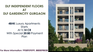 DLF Garden City Builder Floors Location Map, DLF Independent Floors Sector 92 Gurugram, 9958959599