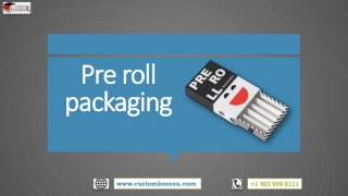 Premium quality Pre roll packaging available in USA