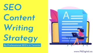 SEO Content Writing Strategy by Professional SEO's in Toronto