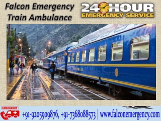 Use Train Ambulance from Patna to Mumbai, Delhi with the Complete Medical Facility at Low-Cost