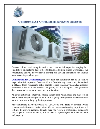 Commercial Air Conditioning