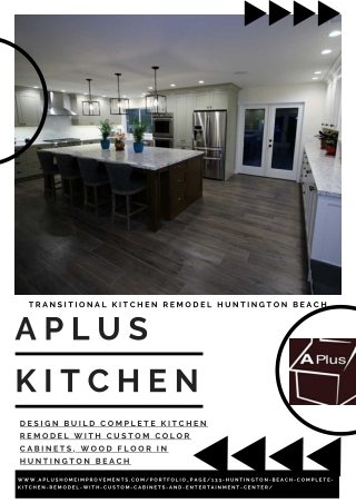 Transitional kitchen remodel Huntington Beach