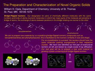 The Preparation and Characterization of Novel Organic Solids