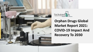 Orphan Drugs Market Growth Prospects, 2021 Opportunities And Current Trends To 2025