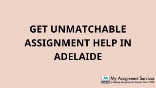 Assignment Help in Adelaide