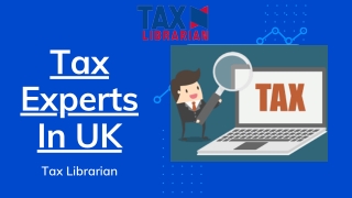 Professional Tax Experts In UK- Tax Librarian