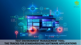 Test Environment Management Tool: The Tracks For Standardizing Software Applications
