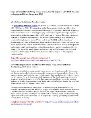 Surge Arresters Market