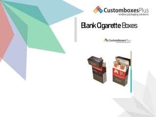 Get Latest design Blank Cigarette Boxes for sale at custom boxes plus