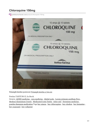 Chloroquine 150mg