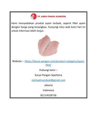 Belanja Ayam Fillet