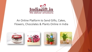 Best Online Cake Delivery in India - Indiagift