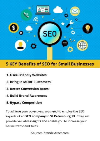 5 KEY Benefits of SEO for Small Businesses