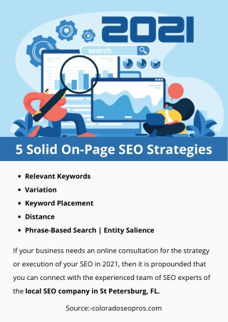 5 Solid On-Page SEO Strategies