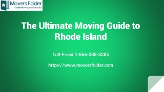 The Ultimate Moving Guide to Rhode Island