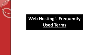 Web Hosting’s Frequently Used Terms