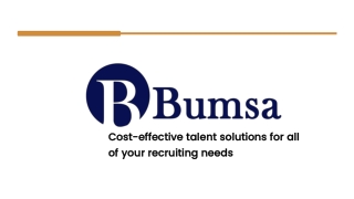 Bumsa Talent Solutions | Canadian Outsourcing Company