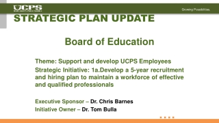 Strategic Plan Update