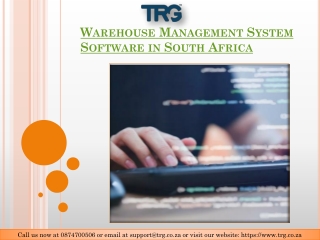 Warehouse Management System Software in South Africa
