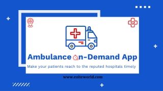 Ambulance On-Demand App