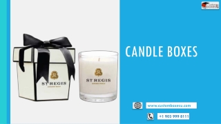 Buy candle boxes with free Shipping in Texas, USA