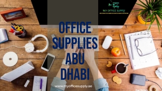 office essentials supplier in abu dhabi