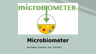 Microbial Biomass Soil Testing Kits - Microbiometer